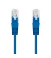 Nanocable CABLE RED LATIGUILLO RJ45 CAT.6 UTP AWG24, AZUL, 0.5 M