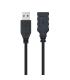 Nanocable Cable USB 3.0, Tipo A M-A H, Negro, 3.0 M