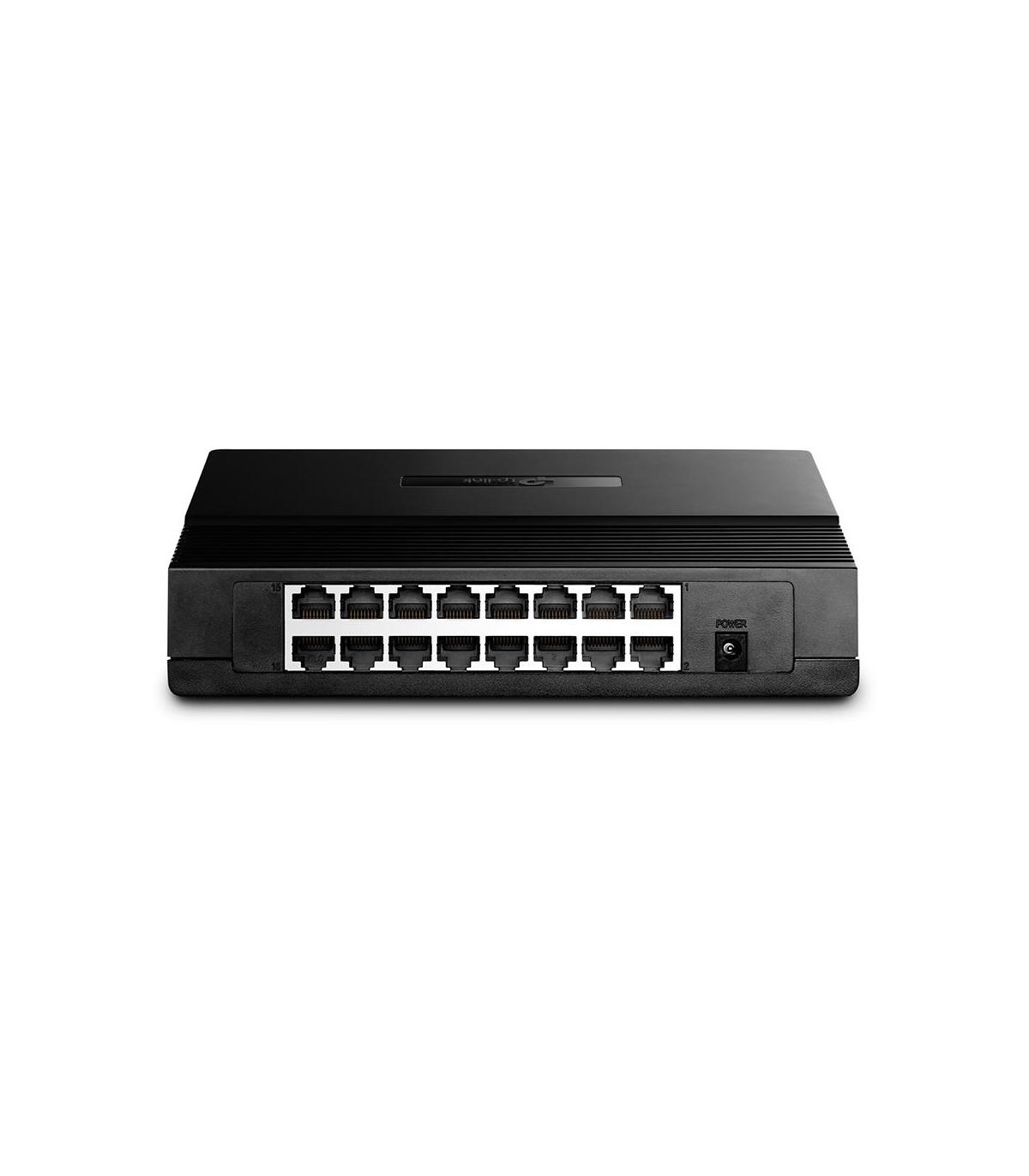 TP-Link TL-SF1016D No administrado Fast Ethernet (10 100) Negro