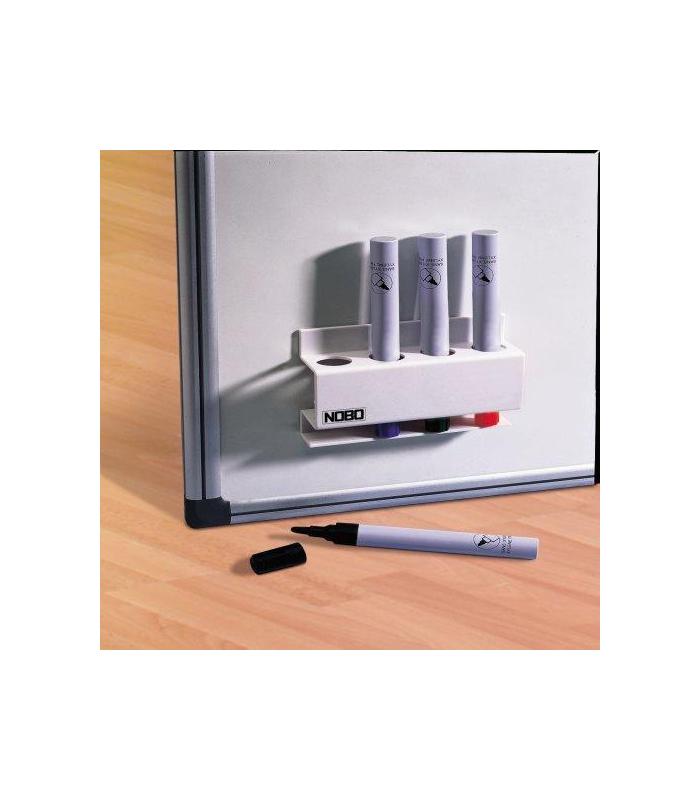 PORTA ROTULADORES MAGNETICO CAPACIDAD 4 ROTULADORES 8X12X3,2 CM. NOBO 3503846