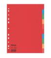 SEPARADOR DE CARTON CON 10 POSICIONES FORMATO A4 COLORES VIVOS ESSELTE 100201
