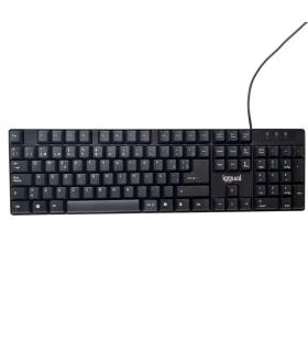iggual IGG317501 teclado Oficina USB QWERTY Negro
