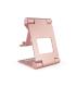 TooQ Soporte de sobremesa ajustable para teléfono   tablet hasta 10”, Rosa Velvet