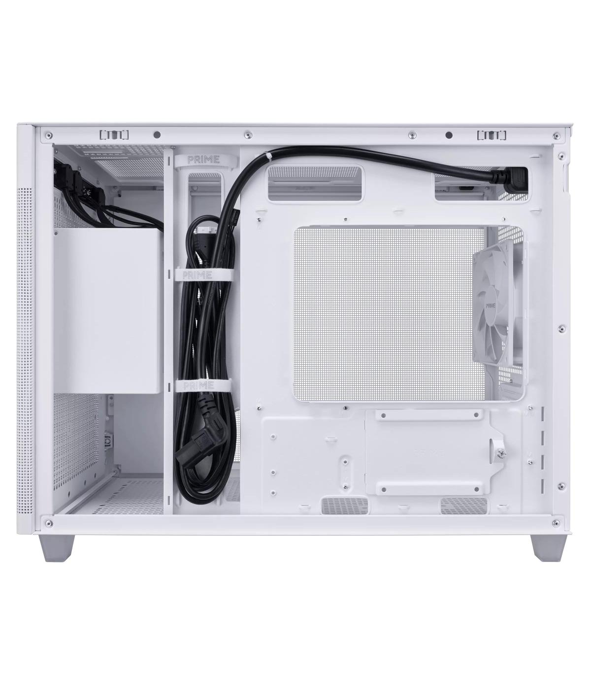ASUS Prime AP201 MicroATX Mini Tower Blanco