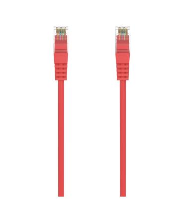 AISENS Cable de Red Latiguillo RJ45 LSZH Cat.6A 500 Mhz UTP AWG24, Rojo, 1.0M