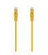 AISENS Cable de Red Latiguillo RJ45 LSZH Cat.6A 500 Mhz UTP AWG24, Amarillo, 1.0M