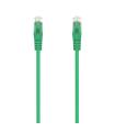 AISENS Cable de Red Latiguillo RJ45 LSZH Cat.6A 500 Mhz UTP AWG24, Verde, 1.0M