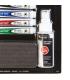 KIT PIZARRA BLANCA (4 ROTULADORES, BORRADOR, SPRAY LIMPIADOR) NOBO 1903798