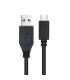 Nanocable Cable USB 3.1, Gen2 10 Gbps 3A, tipo USB-C M-A M, Negro, 2 m