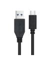 Nanocable Cable USB 3.1, Gen2 10 Gbps 3A, tipo USB-C M-A M, Negro, 2 m