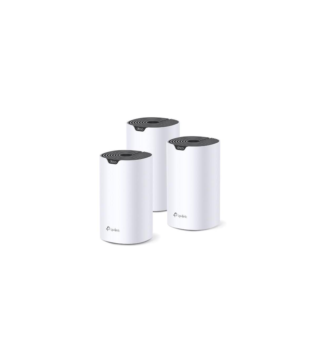 TP-Link Deco S7 (3-pack) Doble banda (2,4 GHz   5 GHz) Wi-Fi 5 (802.11ac) Blanco, Negro Interno