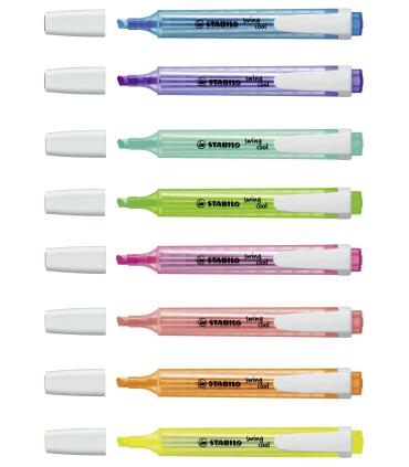 STABILO swing cool Pastel marcador 8 pieza(s) Punta de cincel Azul, Verde, Naranja, Rosa, Rojo, Violeta, Amarillo
