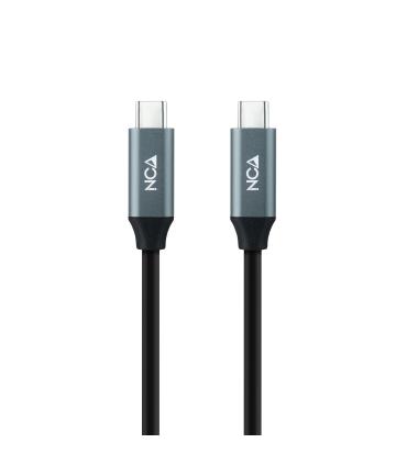 Nanocable Cable USB 3.2 Gen2x2 20Gbps 5A 100W 4K 60Hz USB-C M-USB-C M, 1 m