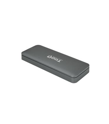 TooQ TQE-2281G caja para disco duro externo Caja externa para unidad de estado sólido (SSD) Gris M.2
