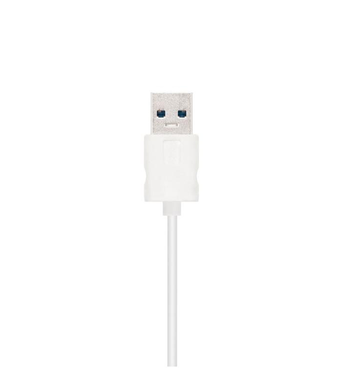 Nanocable USB 3.0 RJ-45, 0.15m tarjeta y adaptador de interfaz