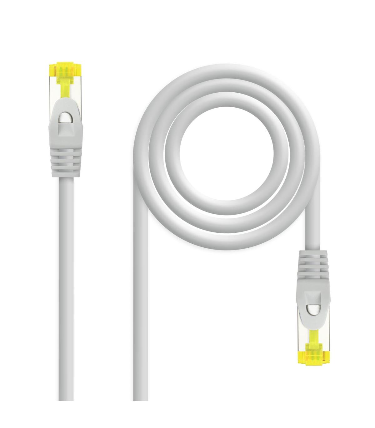Nanocable Cable de red latiguillo RJ45 LSZH Cat.6A SFTP AWG26, Gris, 2.0 m