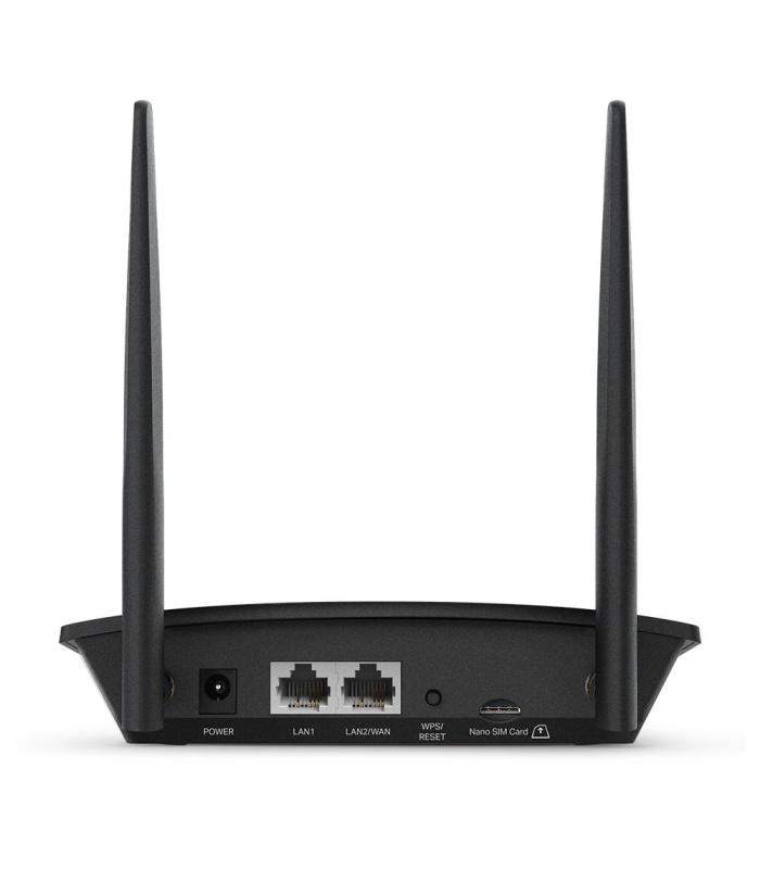 TP-Link TL-MR100 router inalámbrico Ethernet rápido Banda única (2,4 GHz) 4G Negro