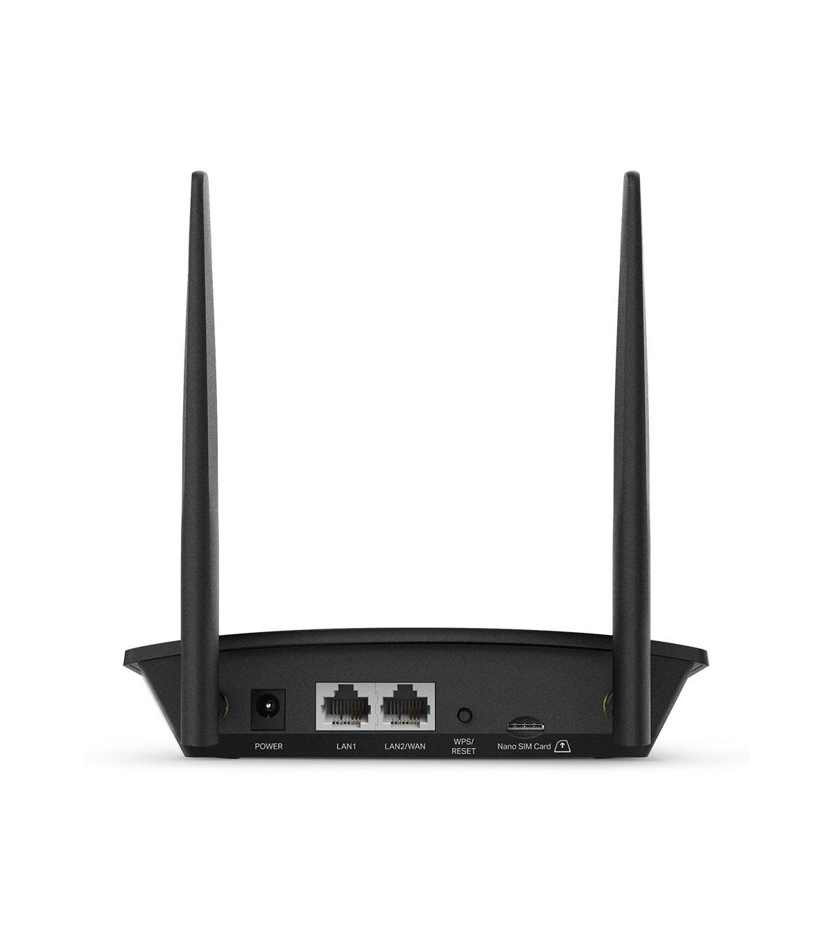 TP-Link TL-MR100 router inalámbrico Ethernet rápido Banda única (2,4 GHz) 4G Negro