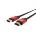 GENESIS NKA-0787 cable HDMI 3 m HDMI tipo A (Estándar) Negro, Rojo