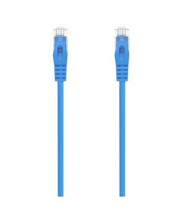 AISENS Cable de Red Latiguillo RJ45 LSZH Cat.6A 500 Mhz UTP AWG24, Azul, 2.0M