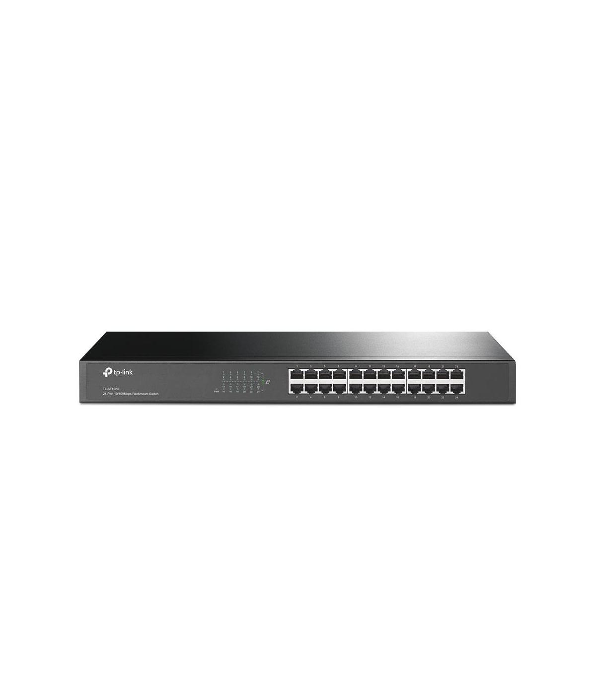 TP-Link TL-SF1024 No administrado Fast Ethernet (10 100) 1U Gris