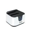 TooQ DOCK STATION SATA 2.5 3.5 A USB 3.0 CLONE OTB NEGRO-BLANCO