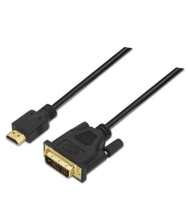 AISENS A117-0090 adaptador de cable de vídeo 1,8 m HDMI tipo A (Estándar) DVI 18+1 Negro