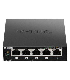 D-Link DGS-1005P E switch No administrado Gigabit Ethernet (10 100 1000) Energía sobre Ethernet (PoE) Negro