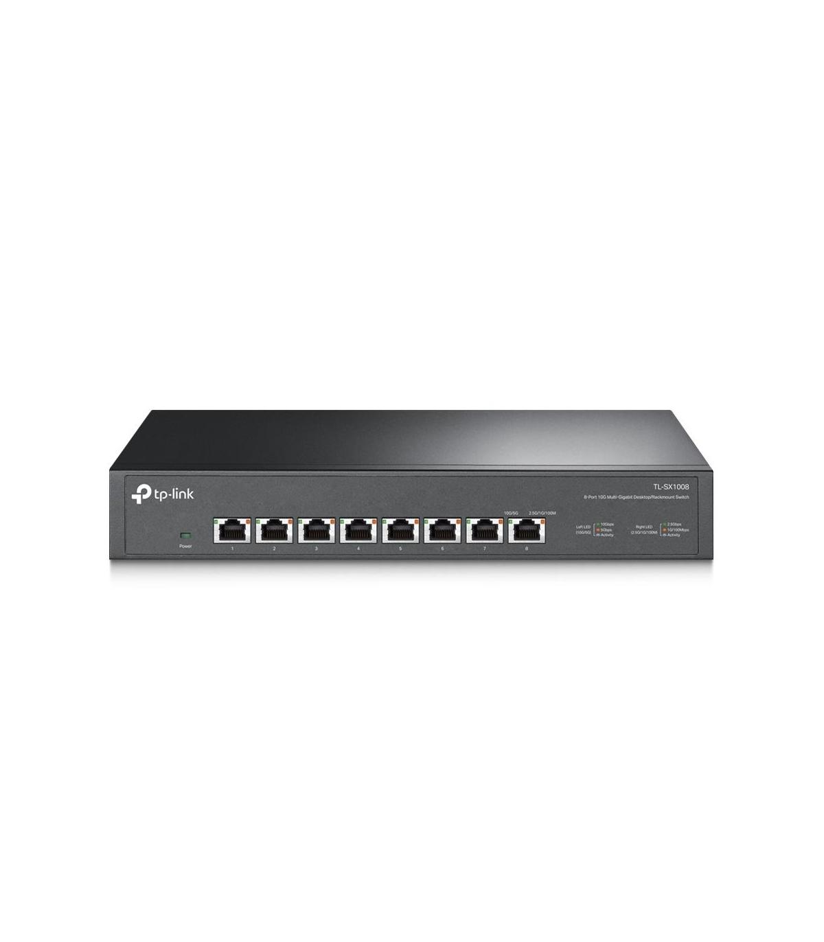 TP-Link TL-SX1008 switch No administrado 10G Ethernet (100 1000 10000) 1U Negro