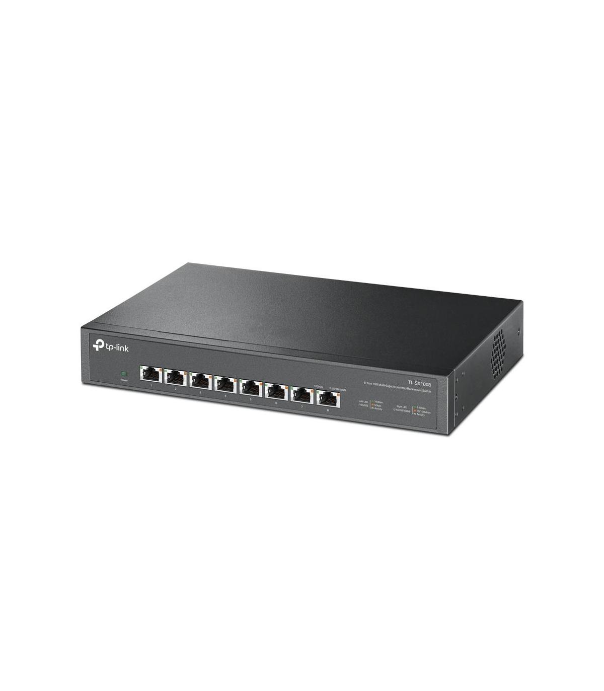 TP-Link TL-SX1008 switch No administrado 10G Ethernet (100 1000 10000) 1U Negro