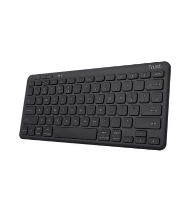 Trust Lyra teclado Oficina USB + RF Wireless + Bluetooth QWERTY Español Negro
