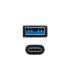 Nanocable USB 3.1, 1m cable USB USB 3.2 Gen 2 (3.1 Gen 2) USB C USB A Negro