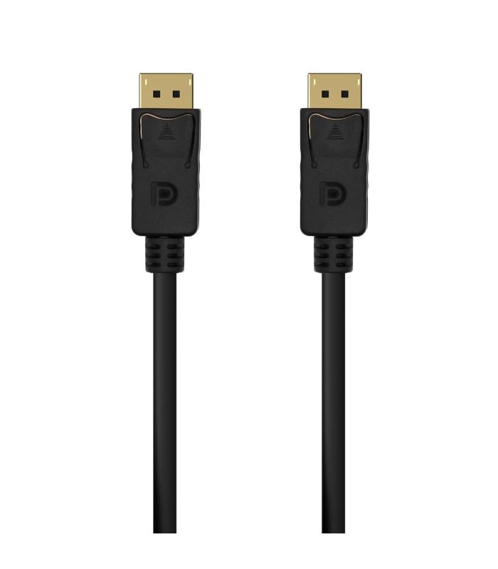 AISENS Cable DISPLAYPORT V1.2 4K@60Hz, DP M-DP M, Negro,1.5M