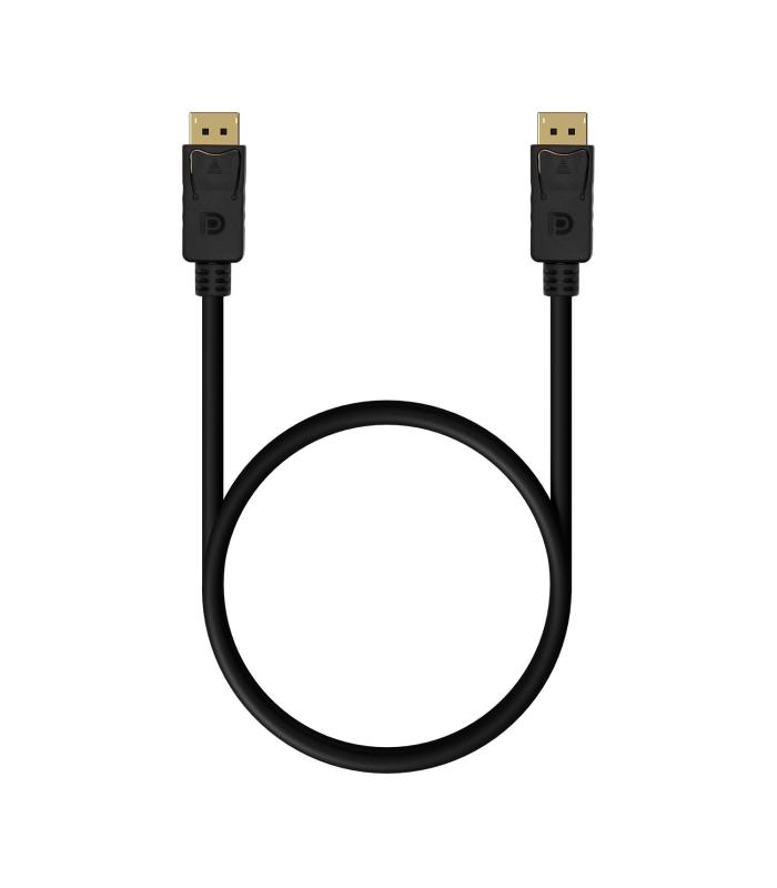 AISENS Cable DISPLAYPORT V1.2 4K@60Hz, DP M-DP M, Negro,1.5M