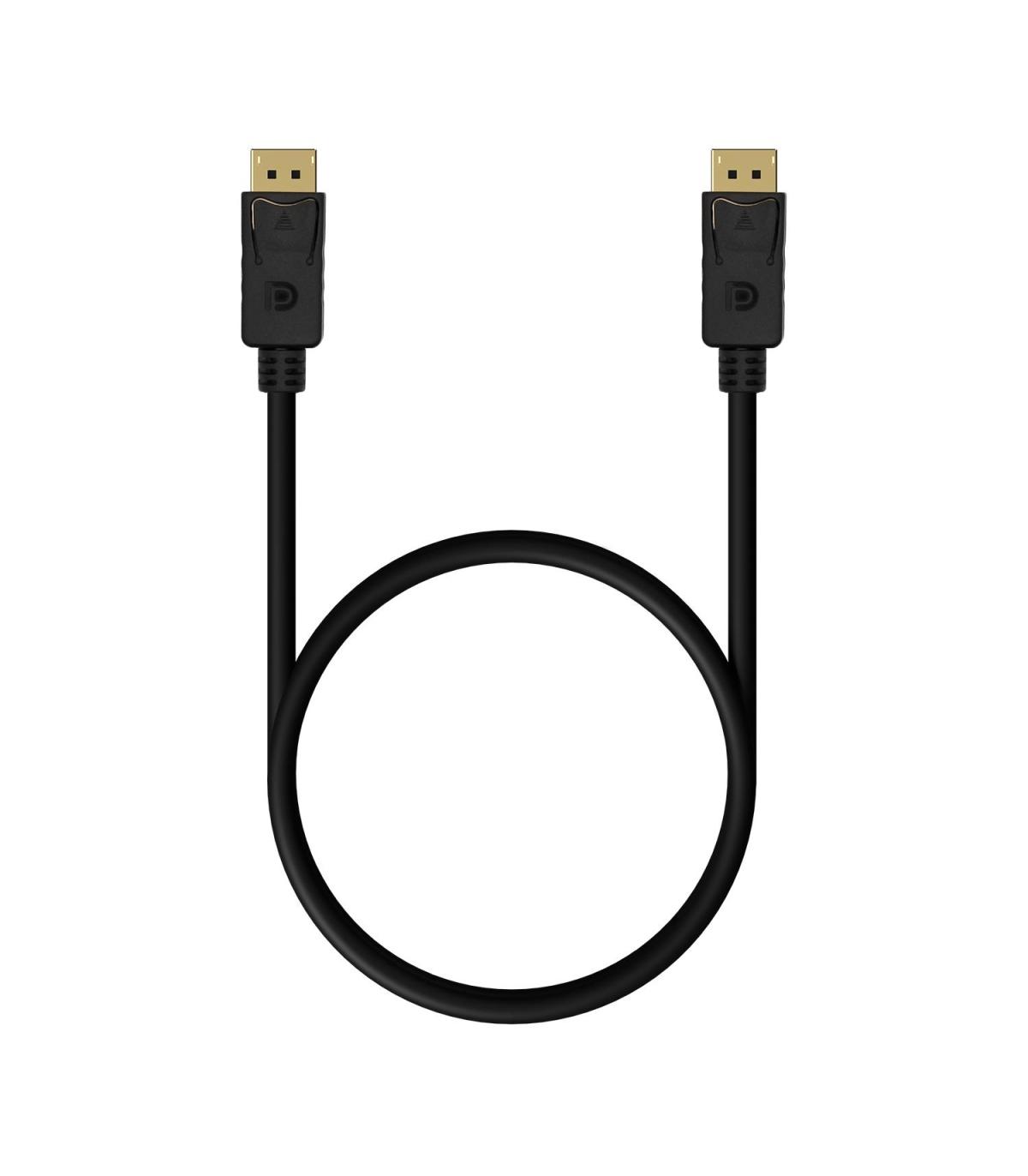 AISENS Cable DISPLAYPORT V1.2 4K@60Hz, DP M-DP M, Negro,1.5M