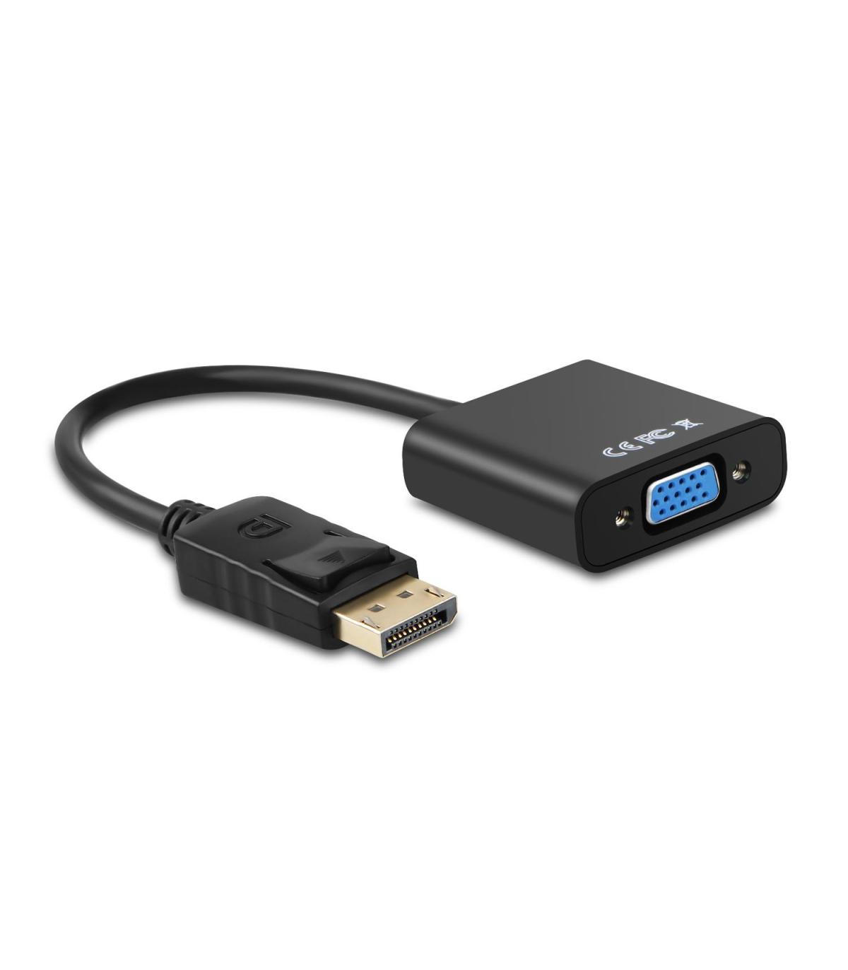 AISENS CONVERSOR DISPLAYPORT A SVGA, DP M-SVGA H, NEGRO, 15CM