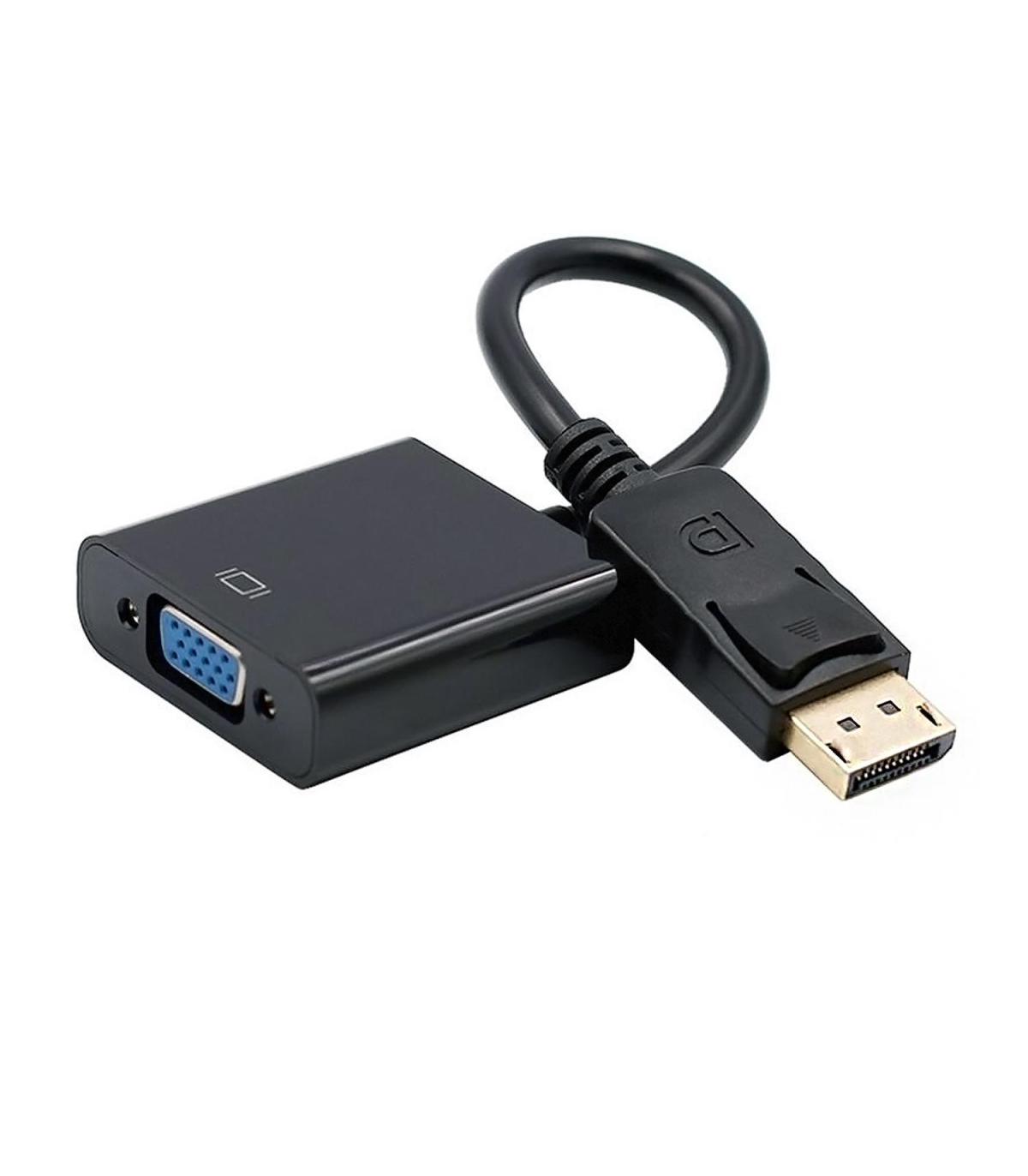 AISENS CONVERSOR DISPLAYPORT A SVGA, DP M-SVGA H, NEGRO, 15CM