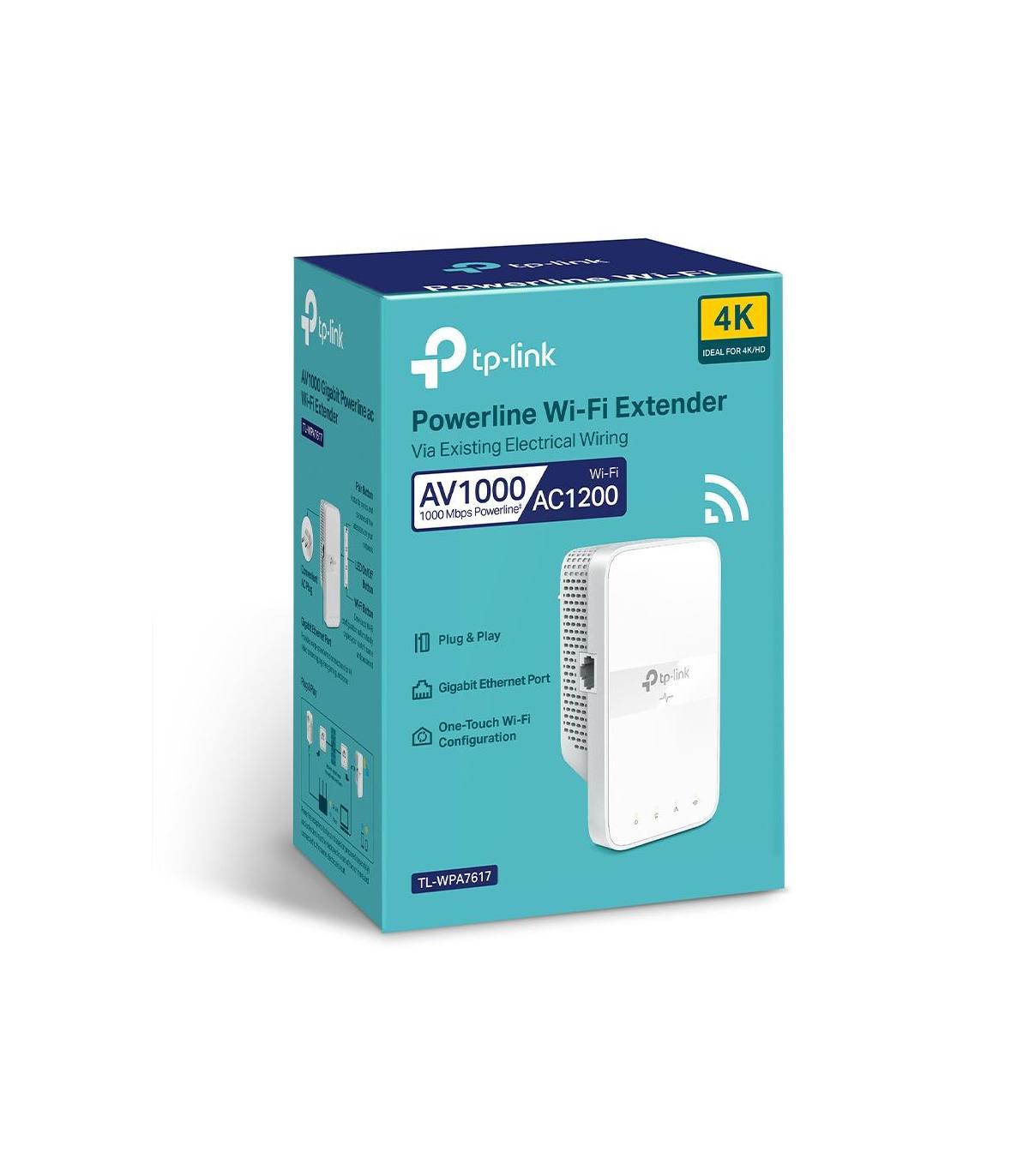 TP-Link TL-WPA7617 adaptador de red PowerLine 1200 Mbit s Ethernet Wifi Blanco 1 pieza(s)