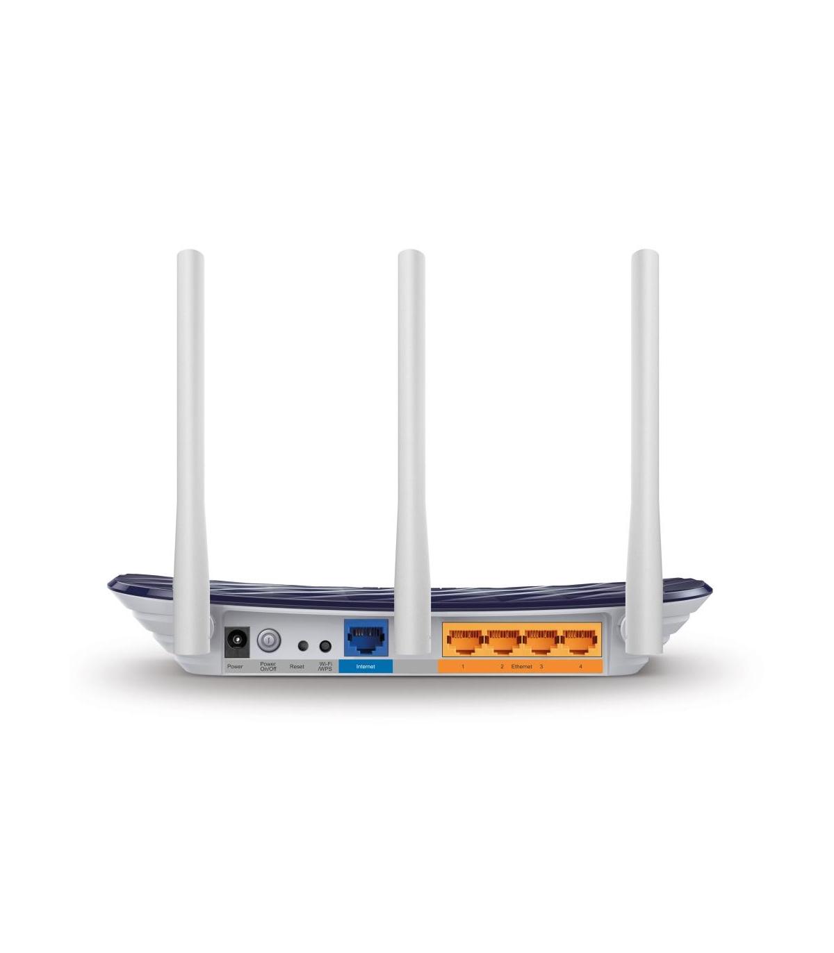 TP-Link AC750 router inalámbrico Ethernet rápido Doble banda (2,4 GHz   5 GHz) Negro, Blanco