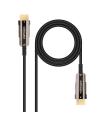 Nanocable Cable HDMI V2.0 AOC 4K@60Hz 18Gbps A/M-A/M, Negro, 15 m