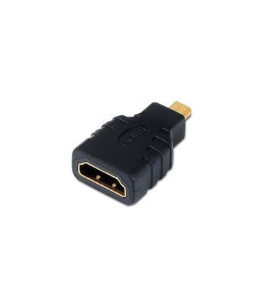 AISENS A121-0125 cambiador de género para cable HDMI Micro HDMI Negro