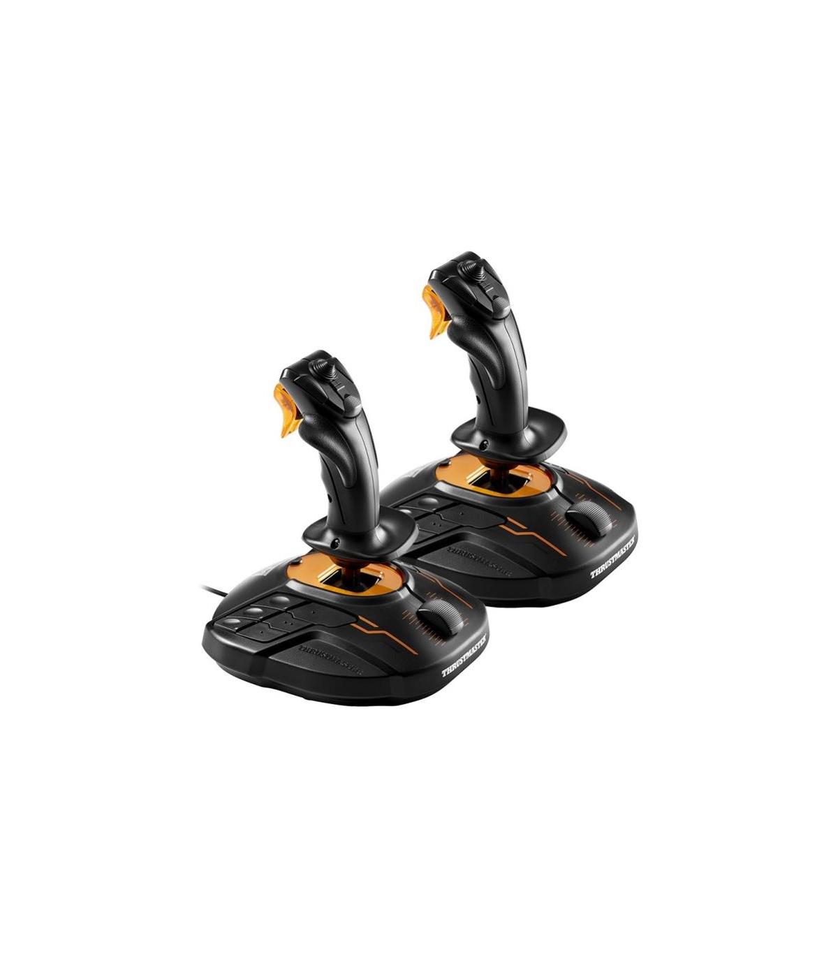 Thrustmaster T.16000M FCS SPACE SIM DUO Negro, Naranja USB Palanca De Mando Analgico Digital PC