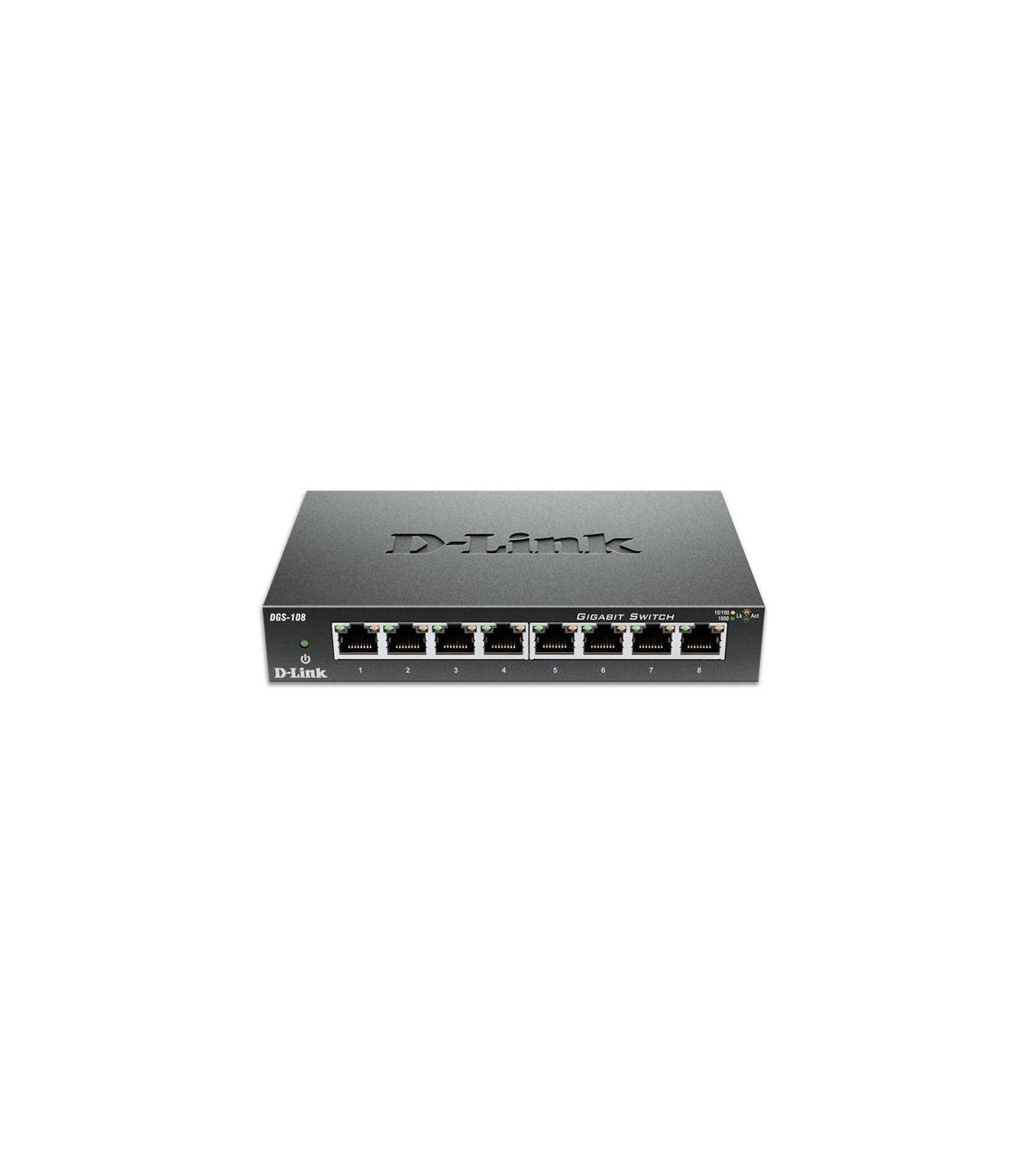 D-Link DGS-108 Negro