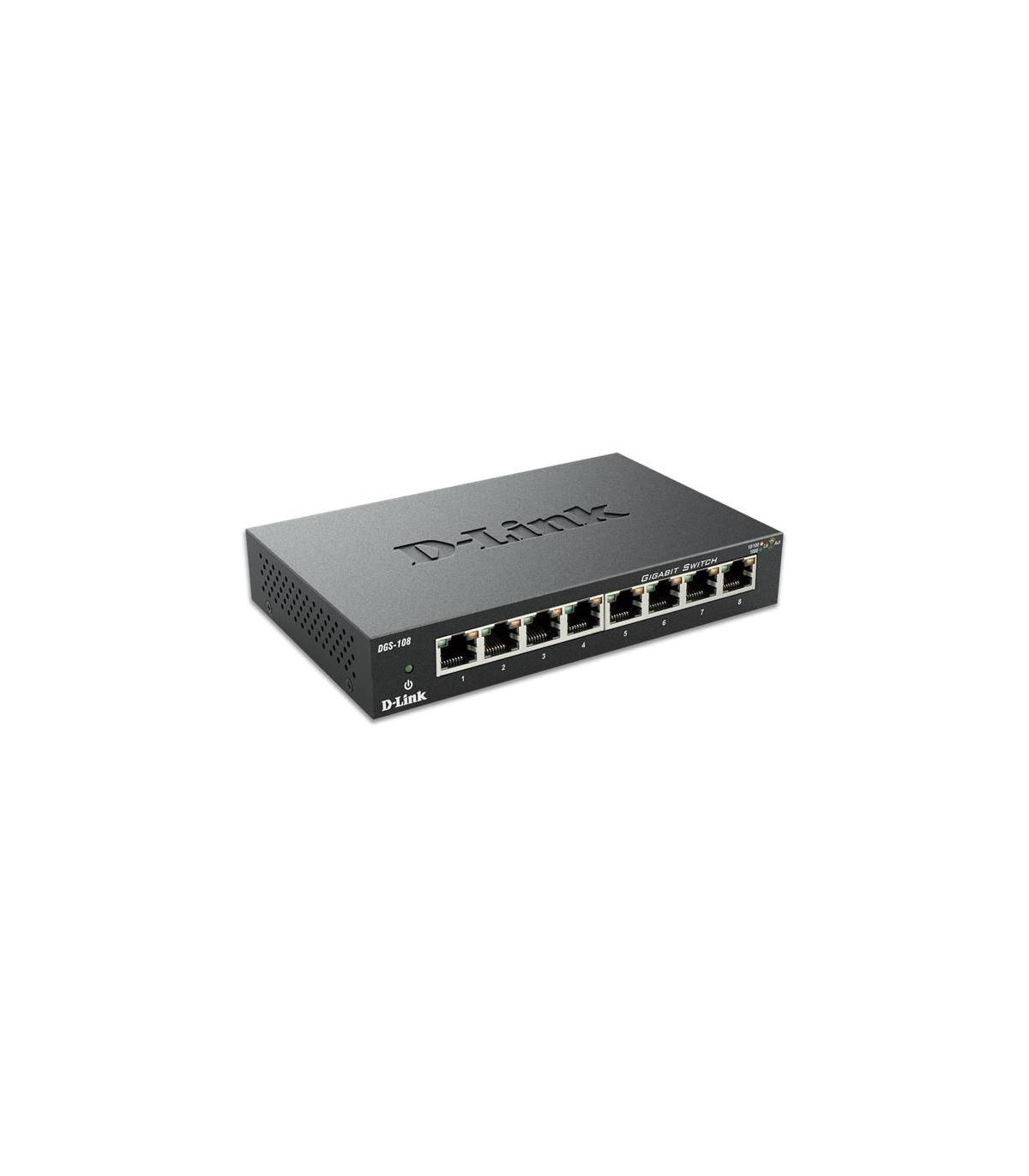 D-Link DGS-108 Negro