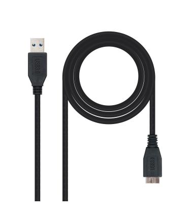 Nanocable CABLE USB 3.0, TIPO A M-MICRO B M, NEGRO, 1.0 M