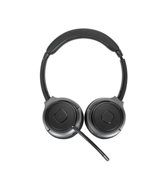 Targus AEH104GL auricular y casco Auriculares Inalámbrico y alámbrico Diadema Llamadas Música USB Tipo C Bluetooth Negro