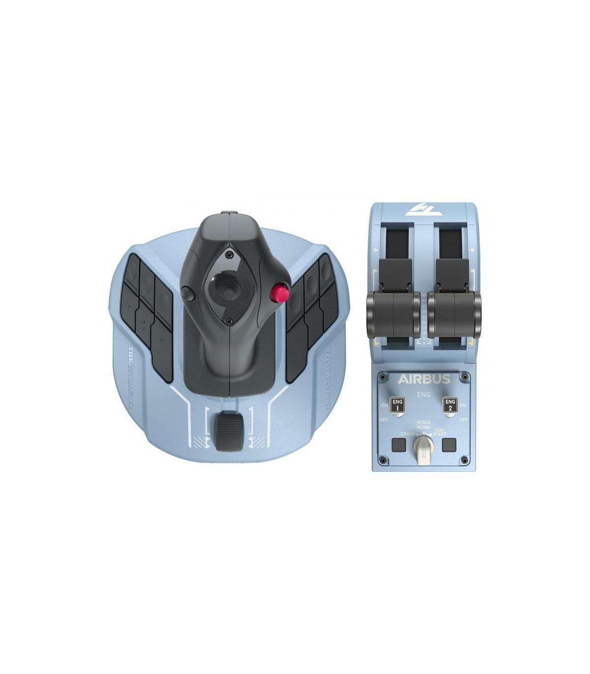 Thrustmaster TCA Officer Pack Airbus Edition Negro, Azul Simulador De Vuelo PC