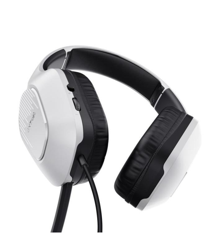 Trust GXT 415PS ZIROX Auriculares Alámbrico Diadema Juego Negro, Blanco