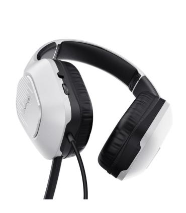 Trust GXT 415PS ZIROX Auriculares Alámbrico Diadema Juego Negro, Blanco