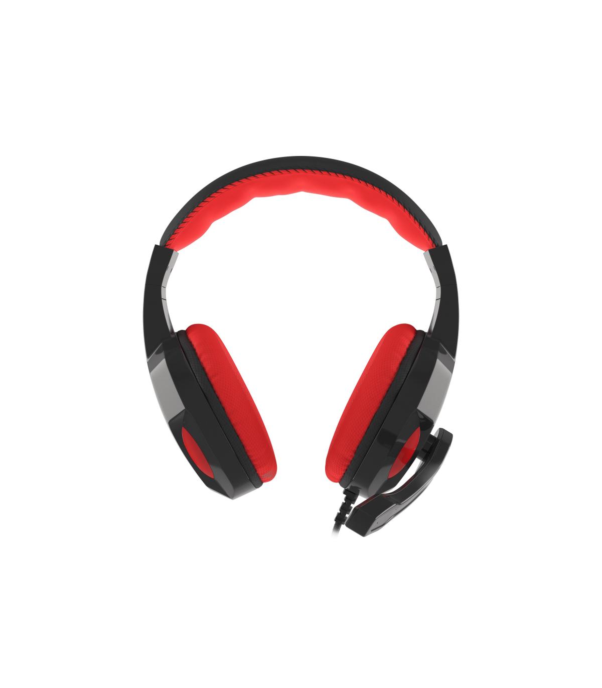 GENESIS Argon 110 Auriculares Alámbrico Diadema Juego Negro, Rojo